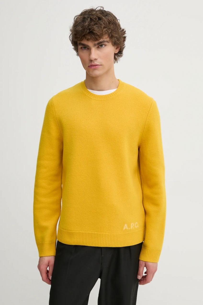 Vlnený sveter A.P.C. pull edward