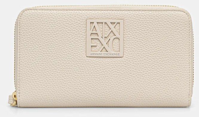 Peňaženka Armani Exchange dámska, béžová farba, XW000361 AF11902