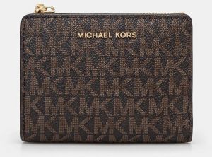 Peňaženka MICHAEL Michael Kors dámska, hnedá farba, 32S5G8ED7V