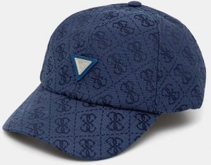 Šiltovka Guess dámska, tmavomodrá farba, vzorovaná, V5GZ03 WH492