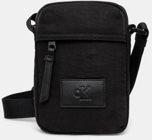 Malá taška Calvin Klein Jeans pánska, čierna farba, LV04G3089G