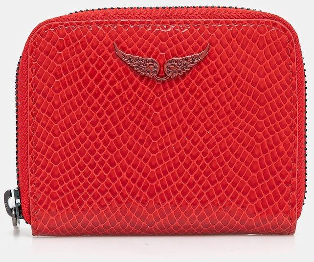 Peňaženka ZADIG&VOLTAIRE dámska, červená farba, LWSG01189