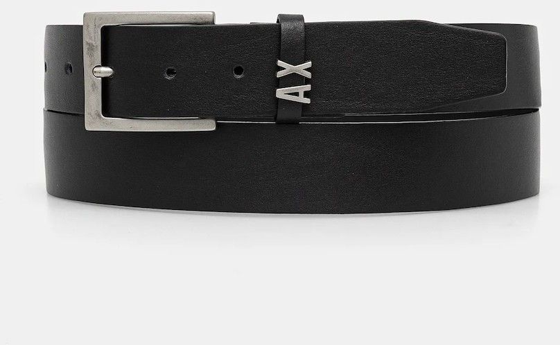 Opasok Armani Exchange čierna farba, XM000606 AF12704