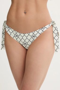 Plavkové nohavičky Max Mara Beachwear béžová farba, 2516821289600