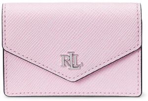 Kožená peňaženka Lauren Ralph Lauren ružová farba, 432967060
