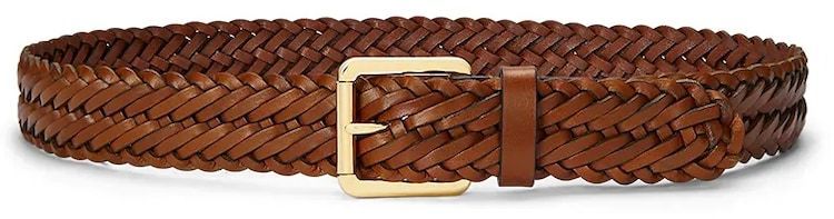 Kožený opasok Lauren Ralph Lauren dámsky, hnedá farba, 412968766