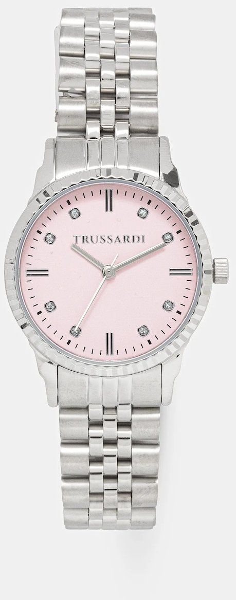 Hodinky Trussardi T-BENT dámske, strieborná farba, R2453144510