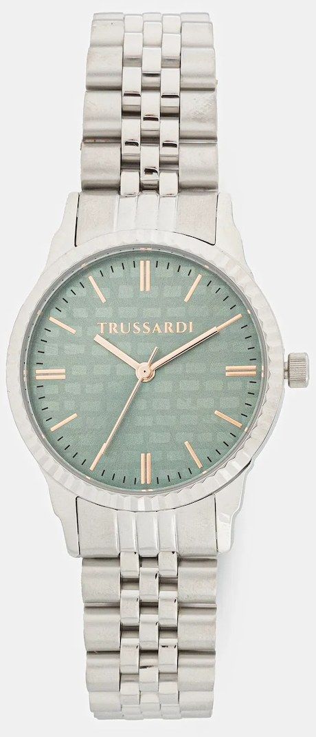 Hodinky Trussardi T-BENT dámske, strieborná farba, R2453144513