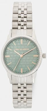 Hodinky Trussardi T-BENT dámske, strieborná farba, R2453144513