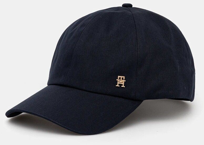 Bavlnená šiltovka Tommy Hilfiger tmavomodrá farba, jednofarebná, AW0AW17138