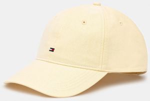 Bavlnená šiltovka Tommy Hilfiger žltá farba, jednofarebná, AM0AM13160