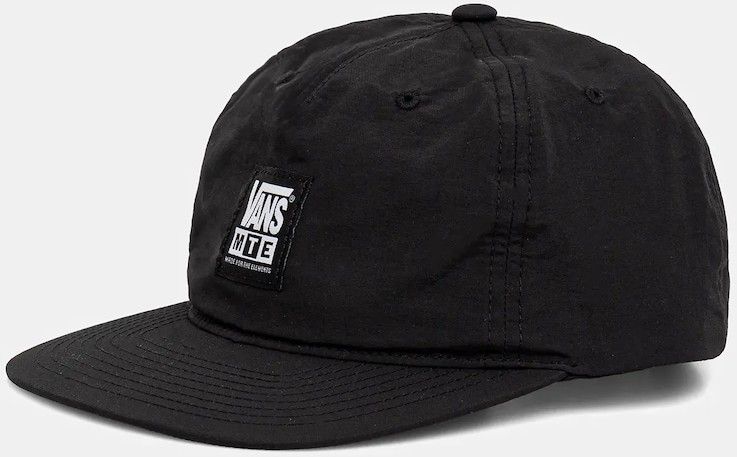 Bavlnená šiltovka Vans čierna farba, s nášivkou, VN000K61BLK1