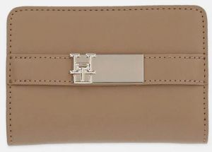 Peňaženka Tommy Hilfiger dámska, béžová farba, AW0AW16916