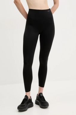 Tréningové legíny Calvin Klein Performance čierna farba, jednofarebné, LVGWS5L606