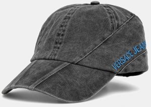 Bavlnená šiltovka Versace Jeans Couture šedá farba, s nášivkou, 78GAZK57 ZG369