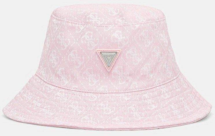 Klobúk Guess ružová farba, V5GZ04 WH492