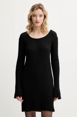 Šaty Pinko čierna farba, mini, priliehavé, 105301 A2N7