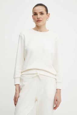 Bavlnená mikina Armani Exchange béžová farba, jednofarebná, XW000499 AF12804