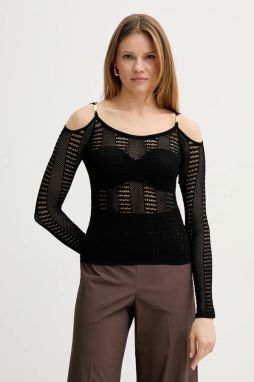 Sveter Marciano Guess EMMA čierna farba, ľahké, 5GGR10 5869Z
