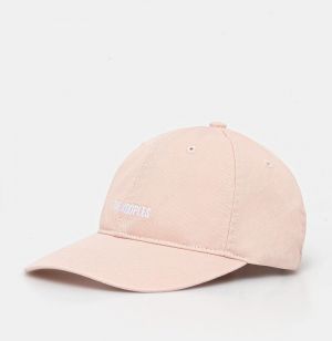 Bavlnená šiltovka The Kooples ružová farba, s nášivkou, AMHA30011K