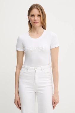 Tričko Guess dámske, biela farba, W5GI17 J1314