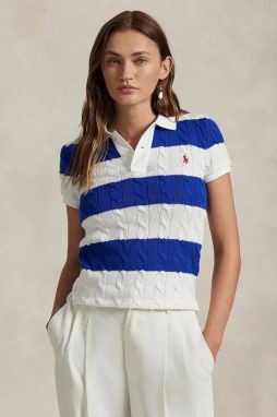 Bavlnený sveter Polo Ralph Lauren biela farba, 211943043