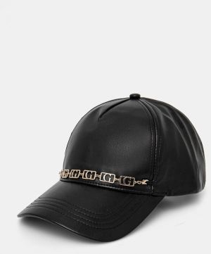 Šiltovka Guess čierna farba, s nášivkou, AW5260 POL01