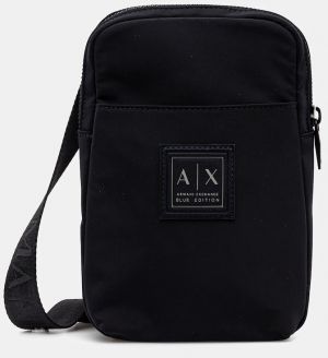 Malá taška Armani Exchange tmavomodrá farba, XM000682 AF12908