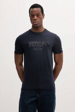 Tričko Guess pánske, čierna farba, s potlačou, M5RI12 J1314