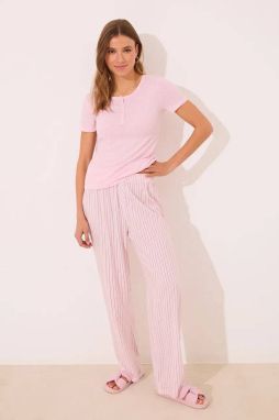 Pyžamo women'secret dámske, ružová farba, 3599186