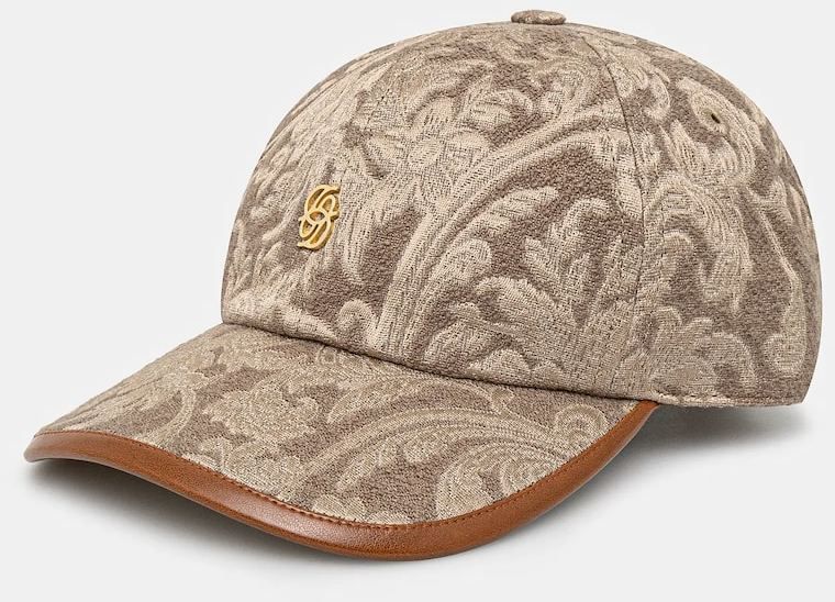 Šiltovka Drôle de Monsieur La Casquette Jacquard béžová farba, vzorovaná, G-CP166-VI014-BG