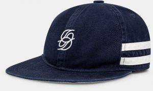 Bavlnená šiltovka Drôle de Monsieur La Casquette D Miroir tmavomodrá farba, s nášivkou, G-CP169-CO138-DNY