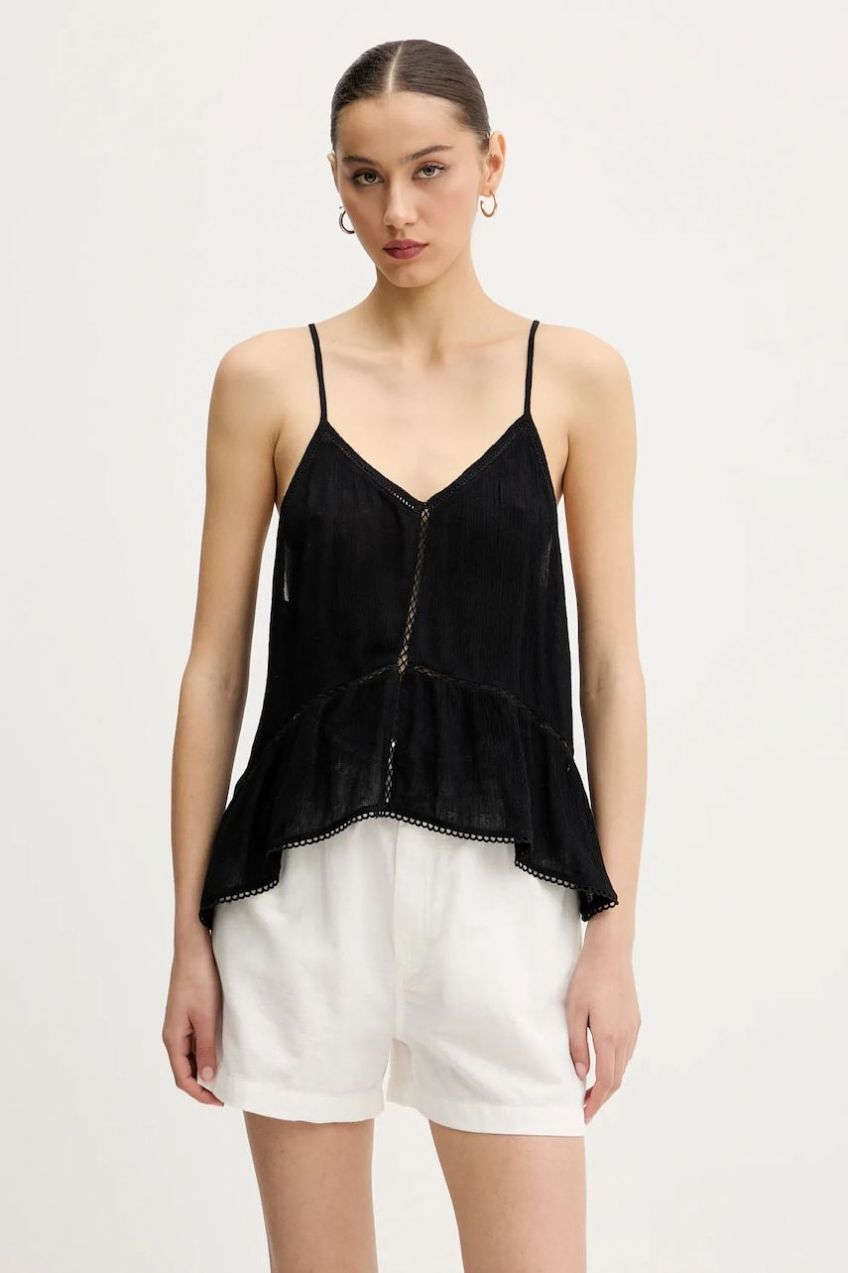 Top Superdry čierna farba, W6011647A-02A