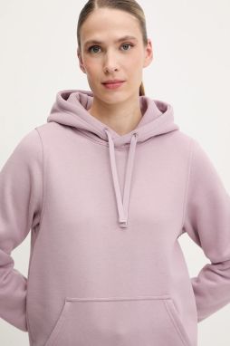 Tepláková mikina Helly Hansen Elevate ružová farba, s kapucňou, jednofarebné, 54238