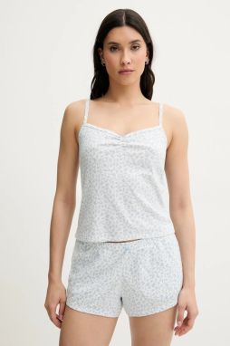 Pyžamový top Hollister Co. béžová farba, KI346-5022