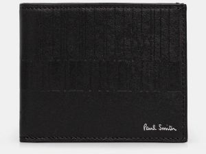 Peňaženka Paul Smith pánska, čierna farba, M1A-7267-PEMBOS