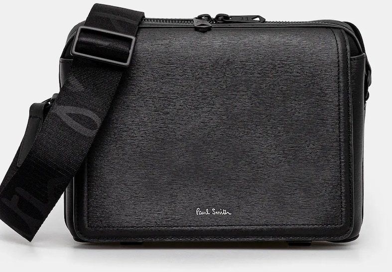 Malá taška Paul Smith čierna farba, M1A-8018-BSGRAI