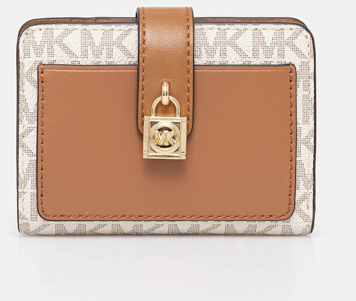 Peňaženka MICHAEL Michael Kors dámska, béžová farba, 32S5GETD1B