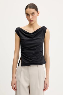 Top Abercrombie & Fitch čierna farba, KI139-5576