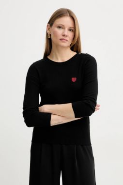 Sveter Morgan MKISS čierna farba, ľahké, MKISS