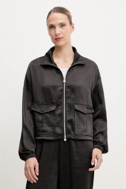Mikina EA7 Emporio Armani čierna farba, jednofarebná, AF13256.7W000146