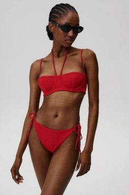Plavková podprsenka Undress Code Off Duty Bikini Top červená farba, jemne vystužený košík, 926