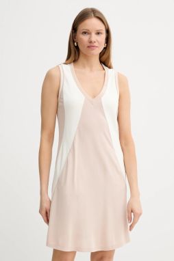 Šaty Liu Jo béžová farba, mini, priliehavé, TA5277 J4883