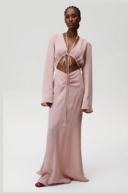 Šaty Undress Code Lilith Dress ružová farba, maxi, áčkový strih, 878