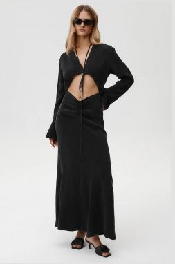 Šaty Undress Code Lilith Dress čierna farba, midi, áčkový strih, 881