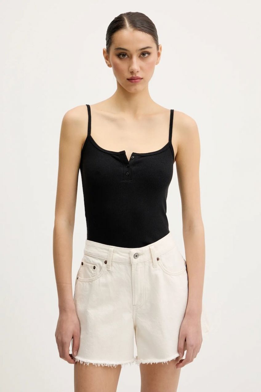 Top Hollister Co. čierna farba, KI339-5082