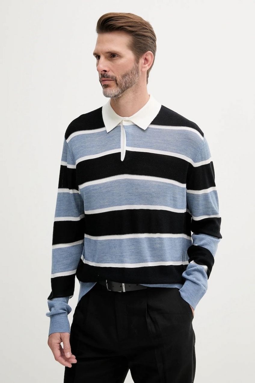 Vlnený sveter Armani Exchange ľahké, XM000683 AF12929
