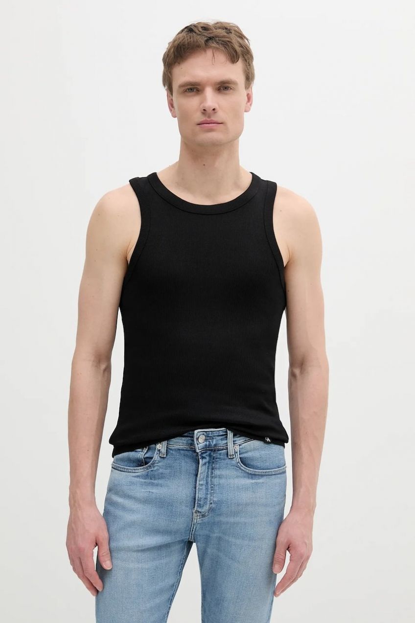 Top Calvin Klein Jeans čierna farba, J30J327269