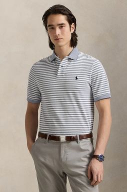 Bavlnené polo tričko Polo Ralph Lauren vzorované, 710974596