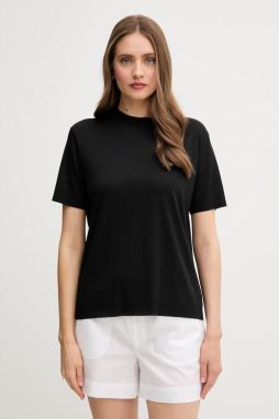 Tričko Calvin Klein dámske, čierna farba, LV044B206G